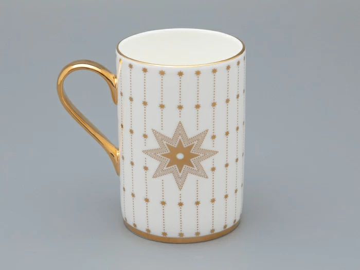 Бокал 400 мл форма Идиллия рисунок Азур золотой, артикул 80.49792.00.1, 