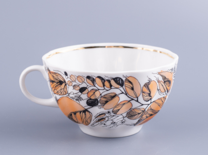 Чашка с блюдцем чайная Тюльпан Мой сад 250 мл арт. 81.16839.00.1, 