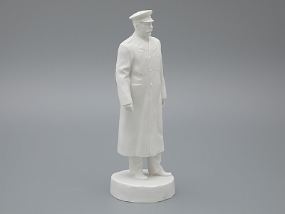 Скульптура Генералиссимус Сталин И.В., в подарочной упаковке, Белый бисквит, арт. 81.33452.00.1