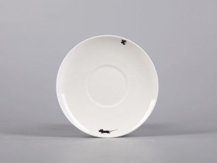 Чашка с блюдцем кофейная 165 мл., форма Майская, рисунок Кошки-мышки арт. 81.30660.00.1, 