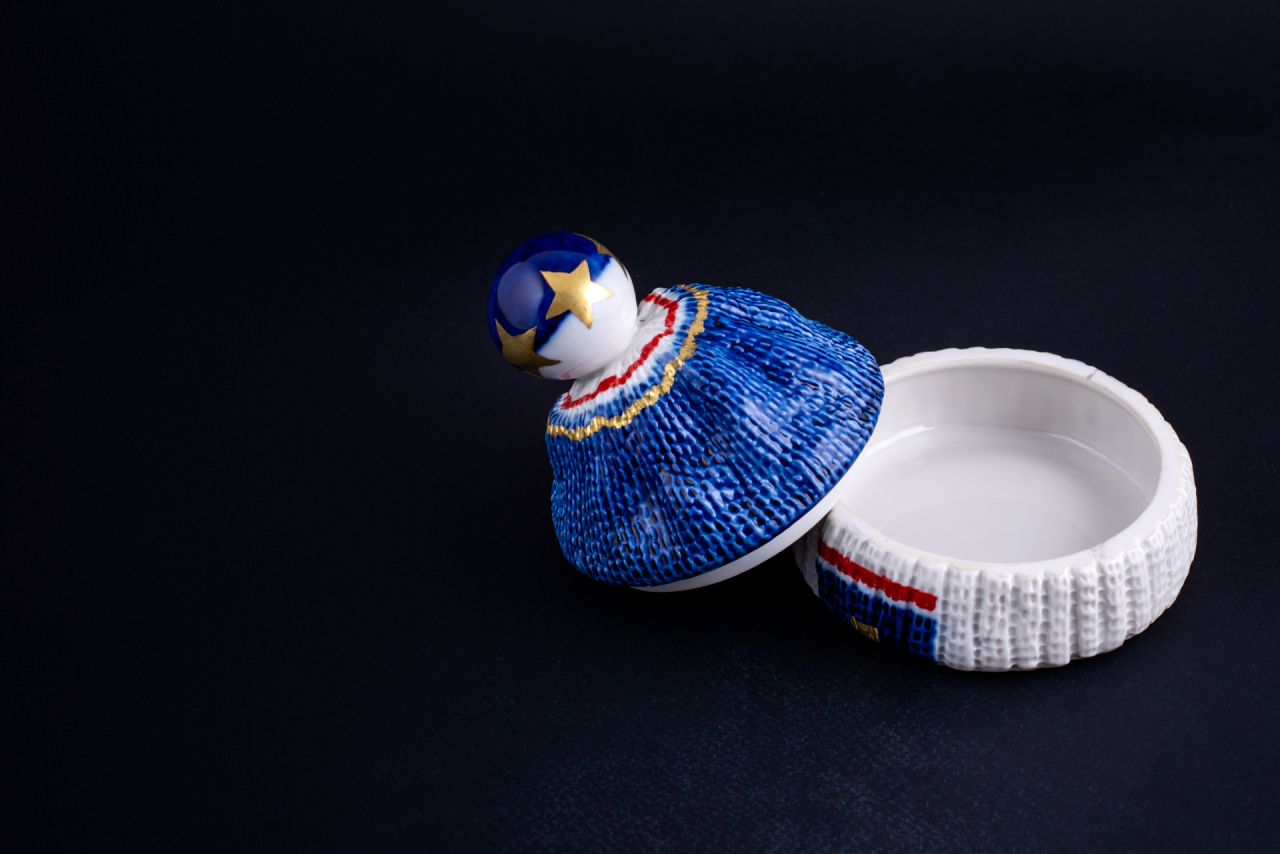 Шкатулка Детская Шапочка, рисунок Золотые звезды, арт 60.14114.00.1, 