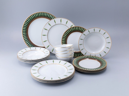 Сервиз столовый, на 4 персоны, 17 предметов Ришелье Jardin Florance\Toscane арт. 96.13151.00.1, 