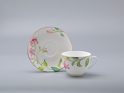 Сервиз чайный форма Весенняя 2 рисунок Сад мечты,  6 персон 20 предметов, арт. 81.30687.00.1