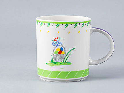 Кружка форма Стандарт рисунок Цветная Пасха, арт. 80.98860.00.1