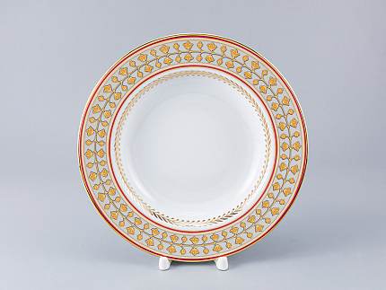 Тарелка глубокая 225 мм форма Европейская-2 рисунок Бельведер арт. 80.96533.00.1