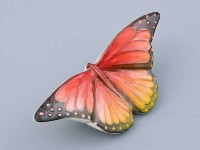 Скульптура форма Бабочка среднего размера, рисунок Красная, арт. 82.47232.00.1, 