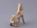 Скульптура форма Лайка, рисунок Золото, арт 82.97488.00.1, 
