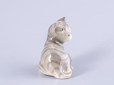 Скульптура Котенок Парамоша серый арт. 82.50636.00.1