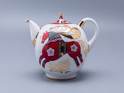 Чайник доливной Новгородский Красный конь 2450 мл арт. 80.00765.00.1