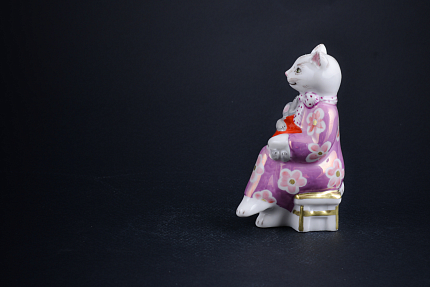 Скульптура Колыбельная, Кошка-нянька. Капуста, арт 62.21241.00.1