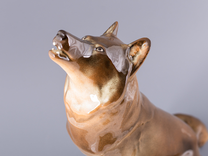 Скульптура Волк сидящий арт. 82.06370.00.1, 