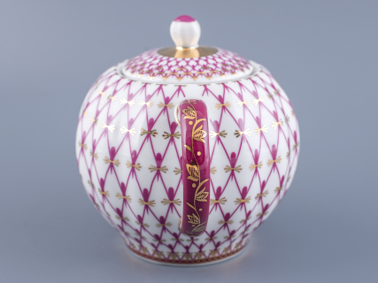 Сахарница форма Тюльпан рисунок Сетка-Блюз арт. 80.86208.00.1, 