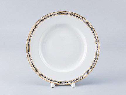 Тарелка мелкая 200 мм форма Гладкая рисунок Русский стиль, арт. 80.98813.00.1