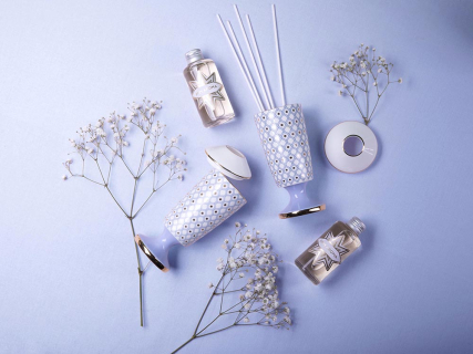 Подарочный Набор Свеча ароматическая рисунок Азур 2 аромат Черничные ночи арт. 81.32058.00.1, 