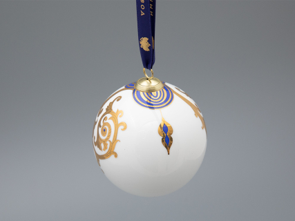 Новогодний Шар в подарочной упаковке, рисунок Рождественские узоры, арт 81.33342.00.1, 