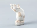Скульптура форма Мышь белая рисунок Кремовая арт. 82.61168.00.1, 
