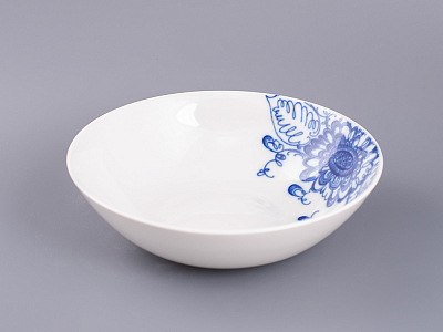 Салатник форма Соло 1, рисунок Гарден арт. 80.41669.00.1