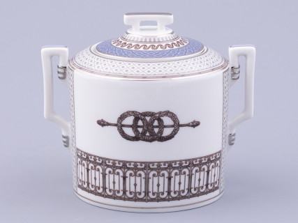 Сервиз чайный на 6 персон 21 предмет, форма Гербовая, рисунок Серебряный город, арт. 81.32583.00.1, 