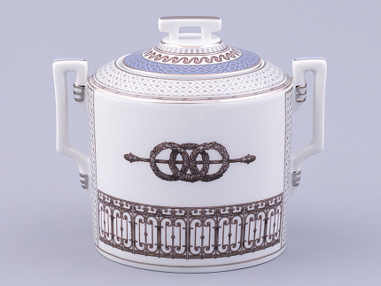 Сервиз чайный на 6 персон 21 предмет, форма Гербовая, рисунок Серебряный город, арт. 81.32583.00.1