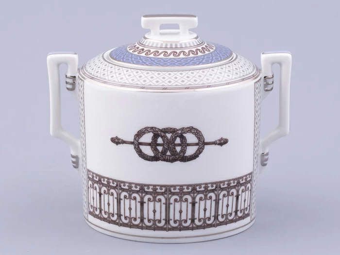 Сервиз чайный на 6 персон 21 предмет, форма Гербовая, рисунок Серебряный город, арт. 81.32583.00.1, 