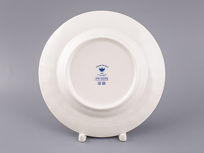 Тарелка мелкая 180 форма Шатровая рисунок Гарден, арт.80.99808.00.1