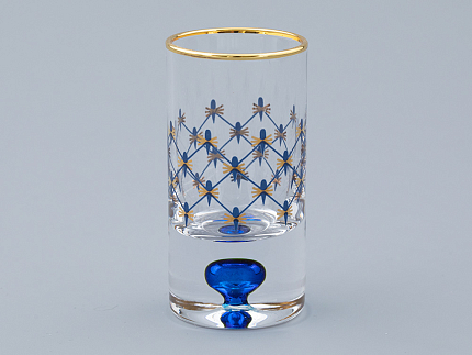 Набор из 4-х стопок для водки Кобальтовая сетка арт. 14.11006.07