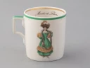 Чашка с блюдцем чайная 220 мл форма Гербовая рисунок Modes de Paris (Мода Парижа) 1830 арт. 81.25415.00.1, 