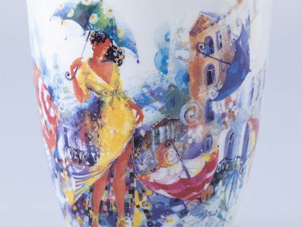 Бокал форма Вариации 450 мл рисунок Летающие зонтики, арт 80.70029.00.1