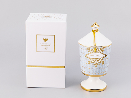 Подарочный Набор Свеча ароматическая рисунок Азур 2 аромат Ваниль Пачули арт. 81.32057.00.1, 