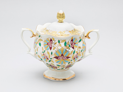 Сервиз чайный Наташа Розовые цветы, 6 персон 30 предметов арт. 81.15176.00.1, 