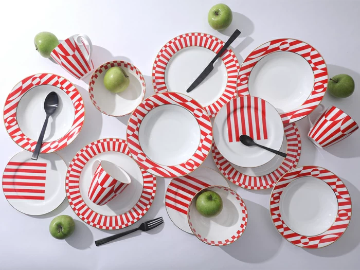 Салатник 160 мм Восточная рисунок Да и нет Красный арт. 80.44740.00.1, 