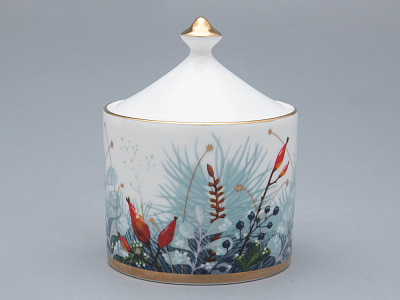 Сахарница 300 мл. форма Идиллия рисунок Календа арт. 80.44473.00.1