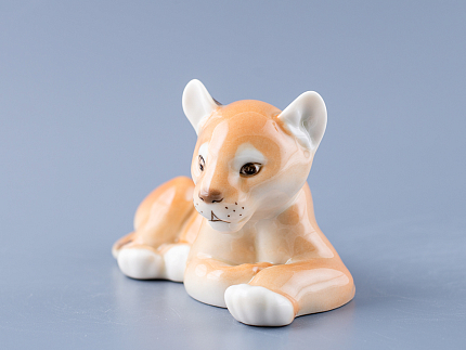 Скульптура Львенок лежащий малый размер арт. 82.01021.00.1