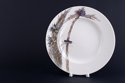 Тарелка Цветущие колючки на форме Плоская арт 60.13554.00.1