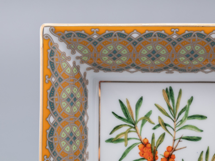 Подставка для мелочей в подарочной упаковке форма Квадратная рисунок Облепиха сибирская, арт. 81.33951.00.1, 