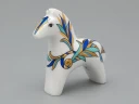 Скульптура форма Лошадь рисунок Синяя арт 82.04519.00.1, 