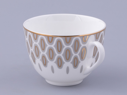 Чашка с блюдцем чайная форма Весенняя 2 рисунок Саламандра Грей, арт. 81.31631.00.1, 