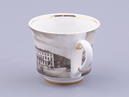 Чашка с блюдцем чайная, форма Банкетная, рисунок Великолепный Невский Малая Конюшенная, арт. 81.32686.00.1, 