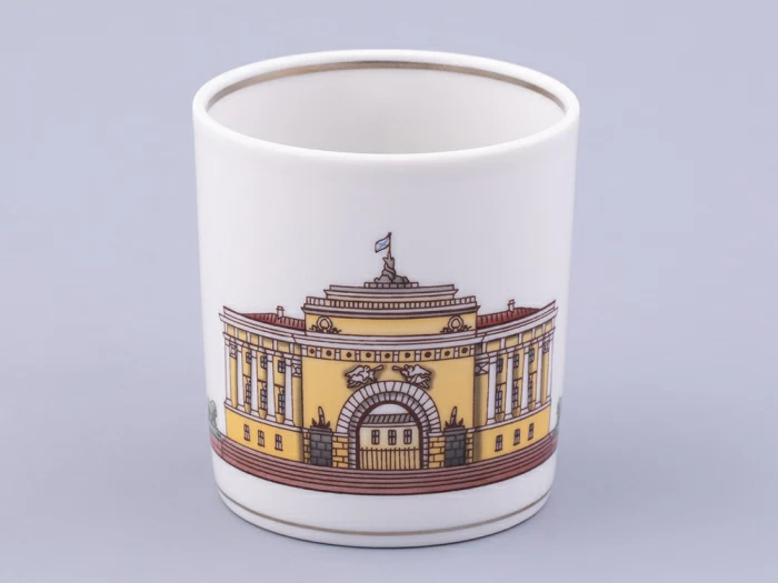 Чашка с блюдцем чайная, форма Гербовая, рисунок Серебряный город 1, арт. 81.32584.00.1, 