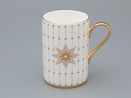 Бокал 400 мл форма Идиллия рисунок Азур золотой, артикул 80.49792.00.1