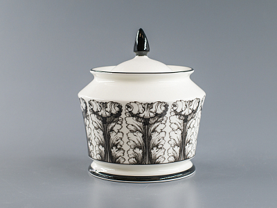 Подарочный набор сахарница форма Юлия рисунок Сысоев. Волшебный сад арт. 81.30908.00.1