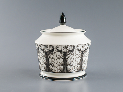 Подарочный набор сахарница форма Юлия рисунок Сысоев. Волшебный сад арт. 81.30908.00.1