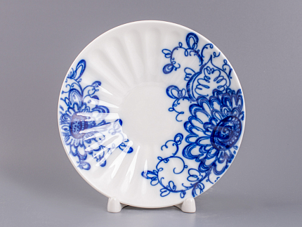 Чашка с блюдцем чайная форма Лучистая рисунок Гарден, арт. 81.28661.00.1