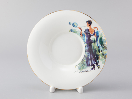 Чашка с блюдцем чайная форма Юлия рисунок Весна/Spring, арт. 81.29412.00.1, 