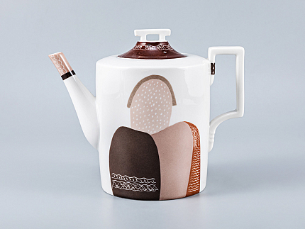 Сервиз чайный форма Гербовая рисунок Бабы, 2 персоны 7 предметов, арт. 81.15102.00.1