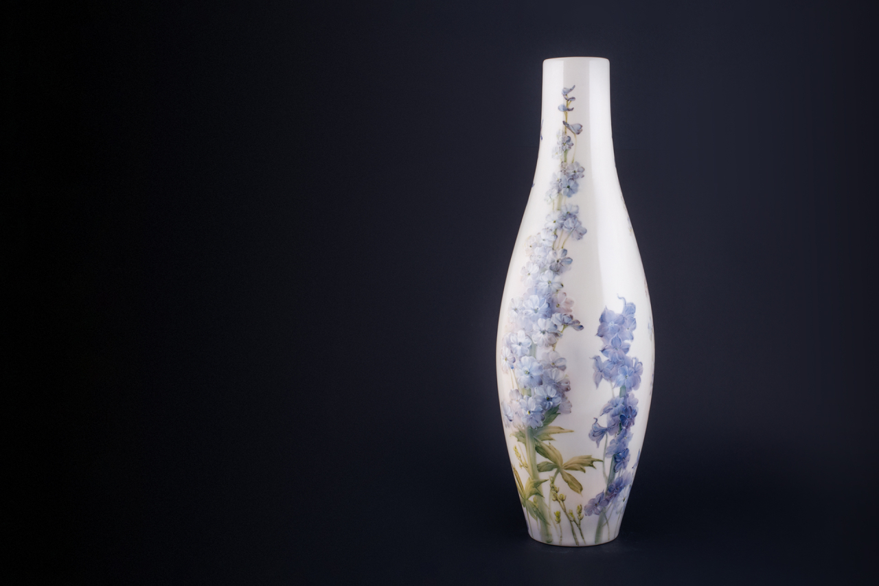 Ваза Дельфиниумы на форме Высокая, арт 80.36221.00.1, 