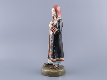 Скульптура Народности России малого размера, Башкирка, арт 82.99369.00.1, 