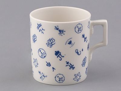 Подарочный набор Чашка с блюдцем чайная, форма Гербовая, рисунок Лого 1, арт 81.32931.00.1