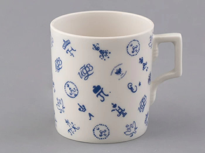 Подарочный набор Чашка с блюдцем чайная, форма Гербовая, рисунок Лого 1, арт 81.32931.00.1, 