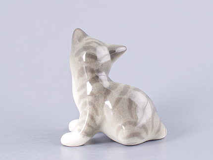 Скульптура Котенок Парамоша серый арт. 82.50636.00.1